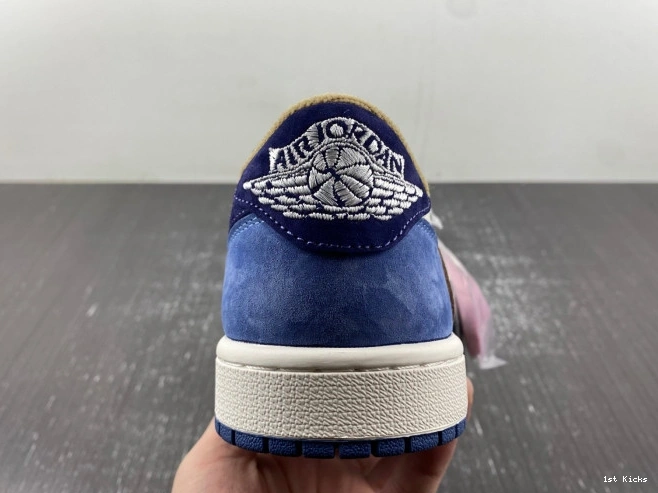 1st Kicks Shoes JORDAN X TRAVIS Comfortable SCOTT AIR CUSTOM 742 1 DM7866- 1108